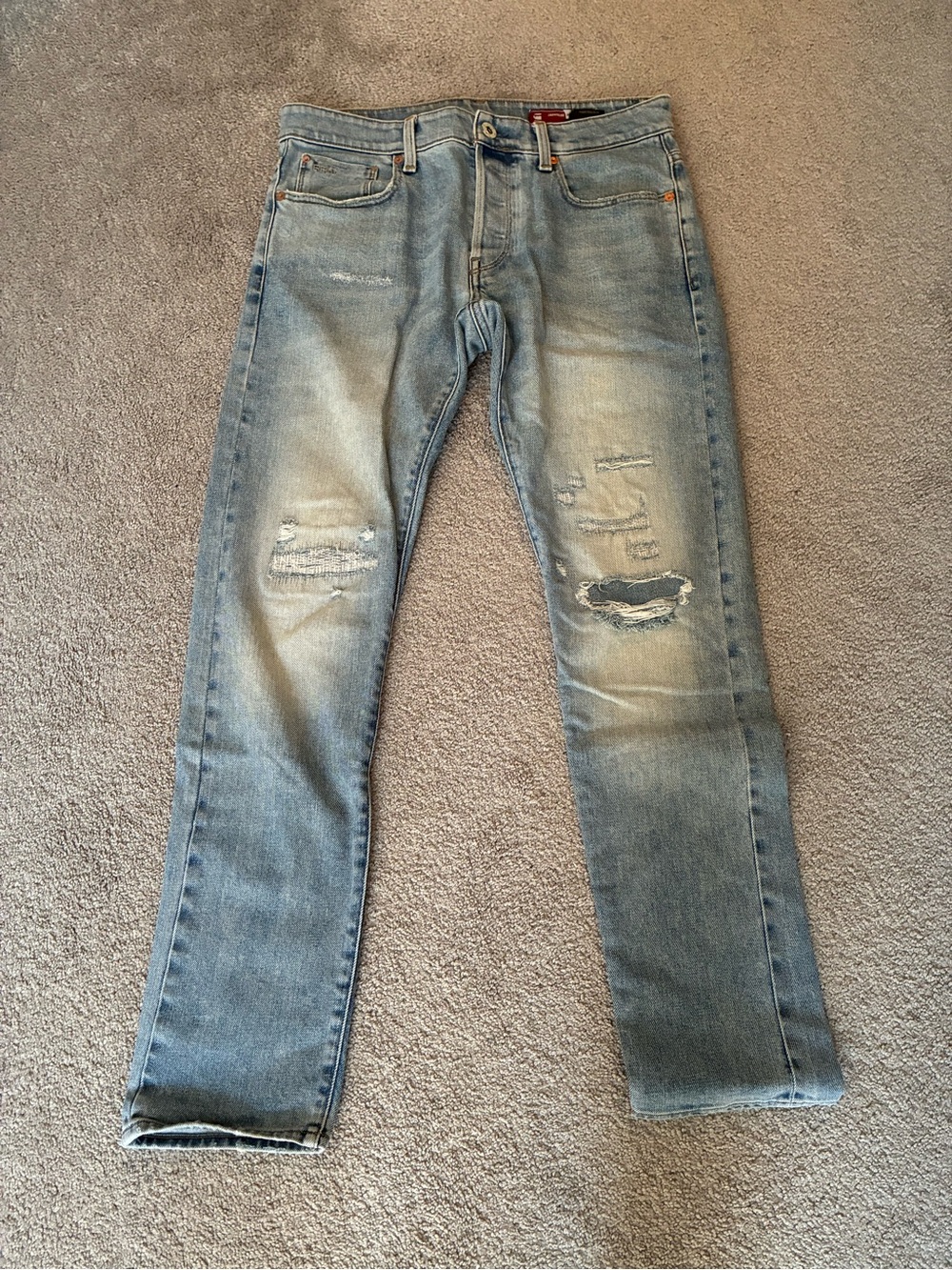 G-Star Raw 3301 Slim Fit jeans 32/32 - Light Blue
